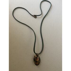 Cloisonné pendant Flowers On Both Sides